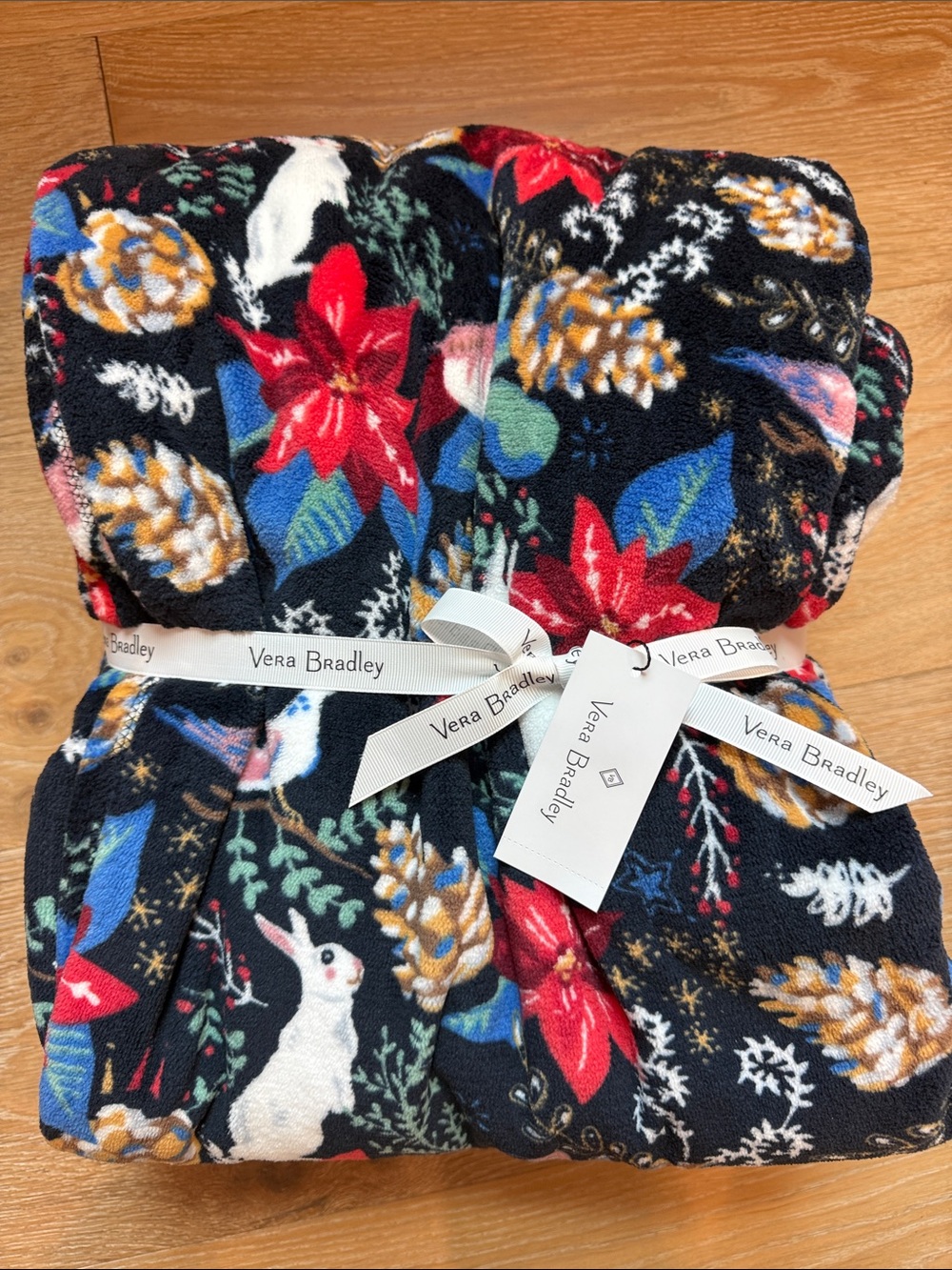 Vera Bradley Oversized Throw Blanket Winter Forest